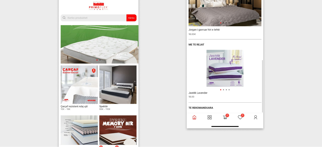 Primoflex Home — screen 2