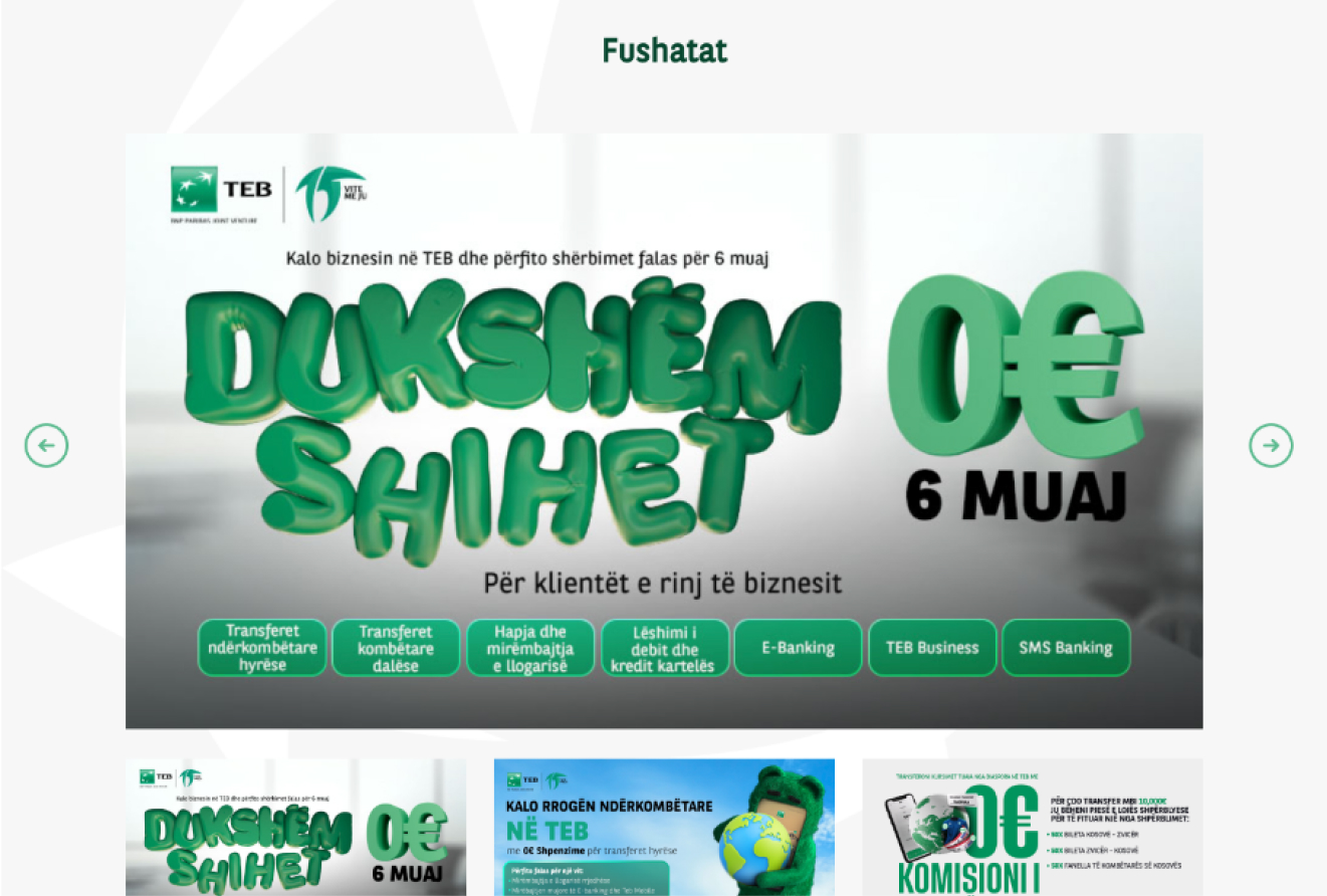 TEB Bank — screen 3