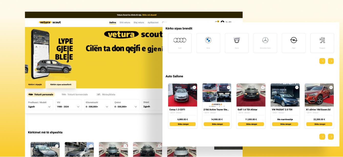 Vetura Scout — screen 2