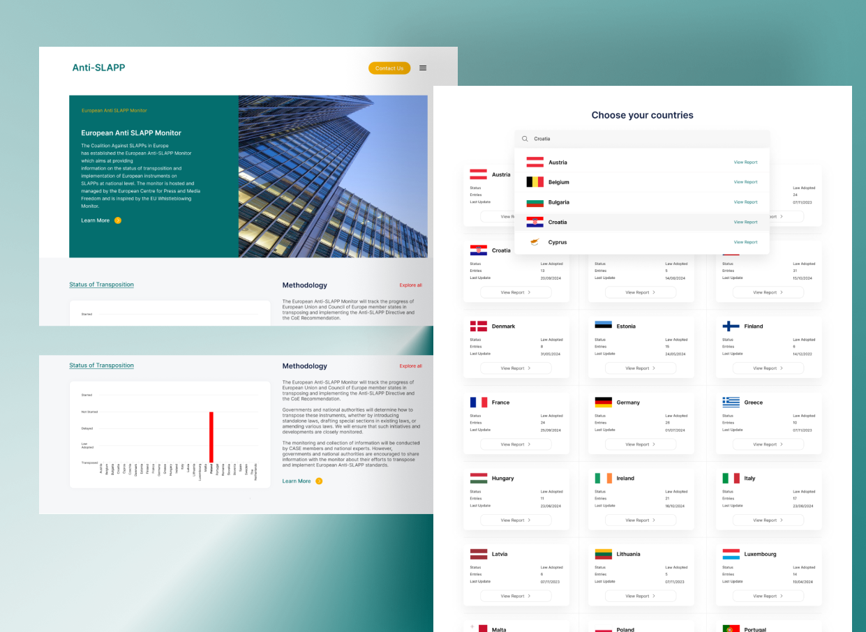 European Centre for Press and Media Freedom — screen 2