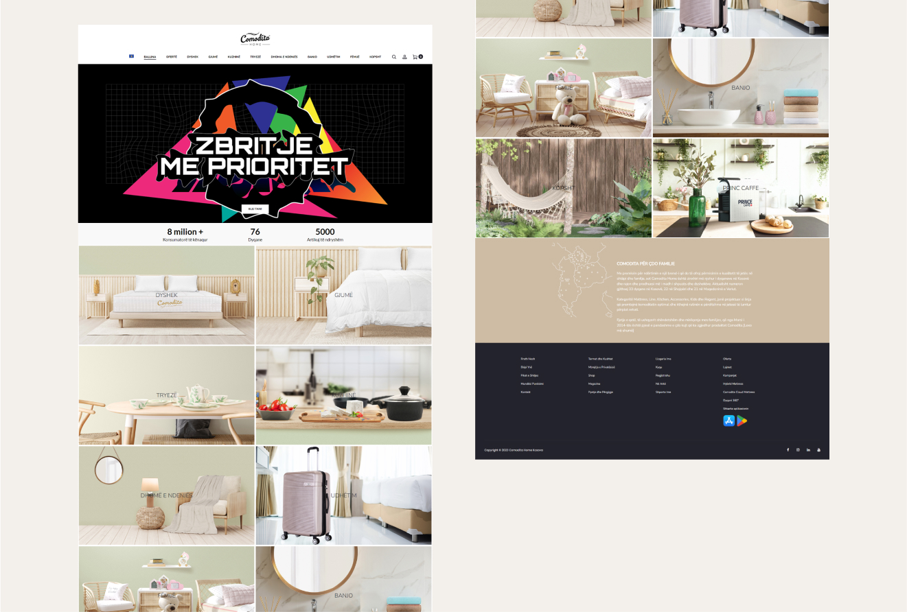 Comodita Home — screen 3